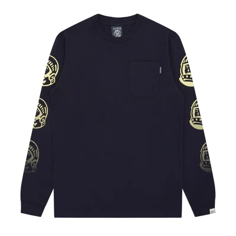STRAIGHT LOGO L/S T-SHIRT sold by Billionaire Boys Club