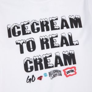 ICECREAM TO REAL CREAM TEE sold by Billionaire Boys Club