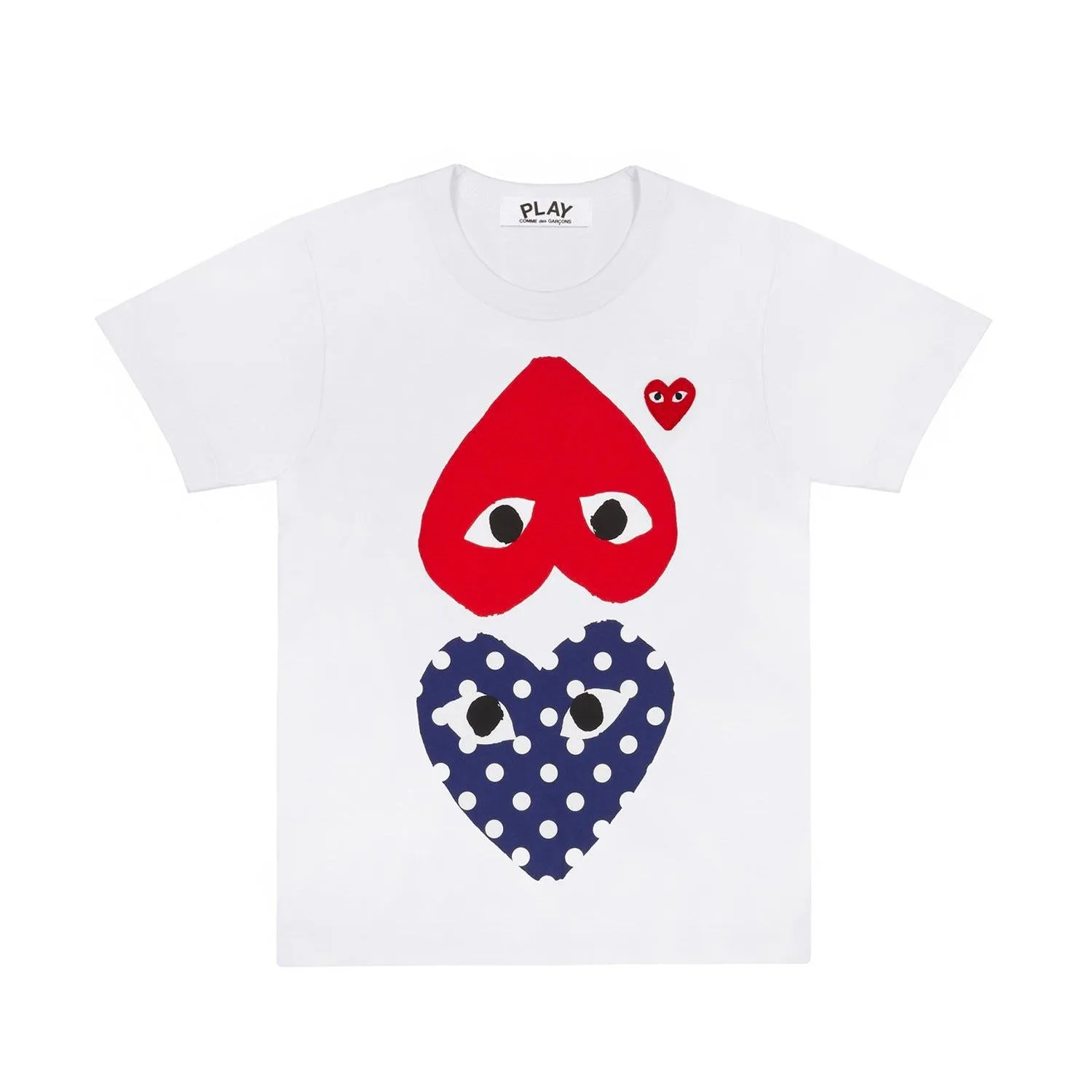 POLKA DOT HEART AND RED HEART T-SHIRT sold by Billionaire Boys Club