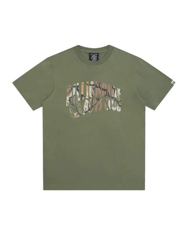Camo Arch Logo T-Shirt sold by Billionaire Boys Club