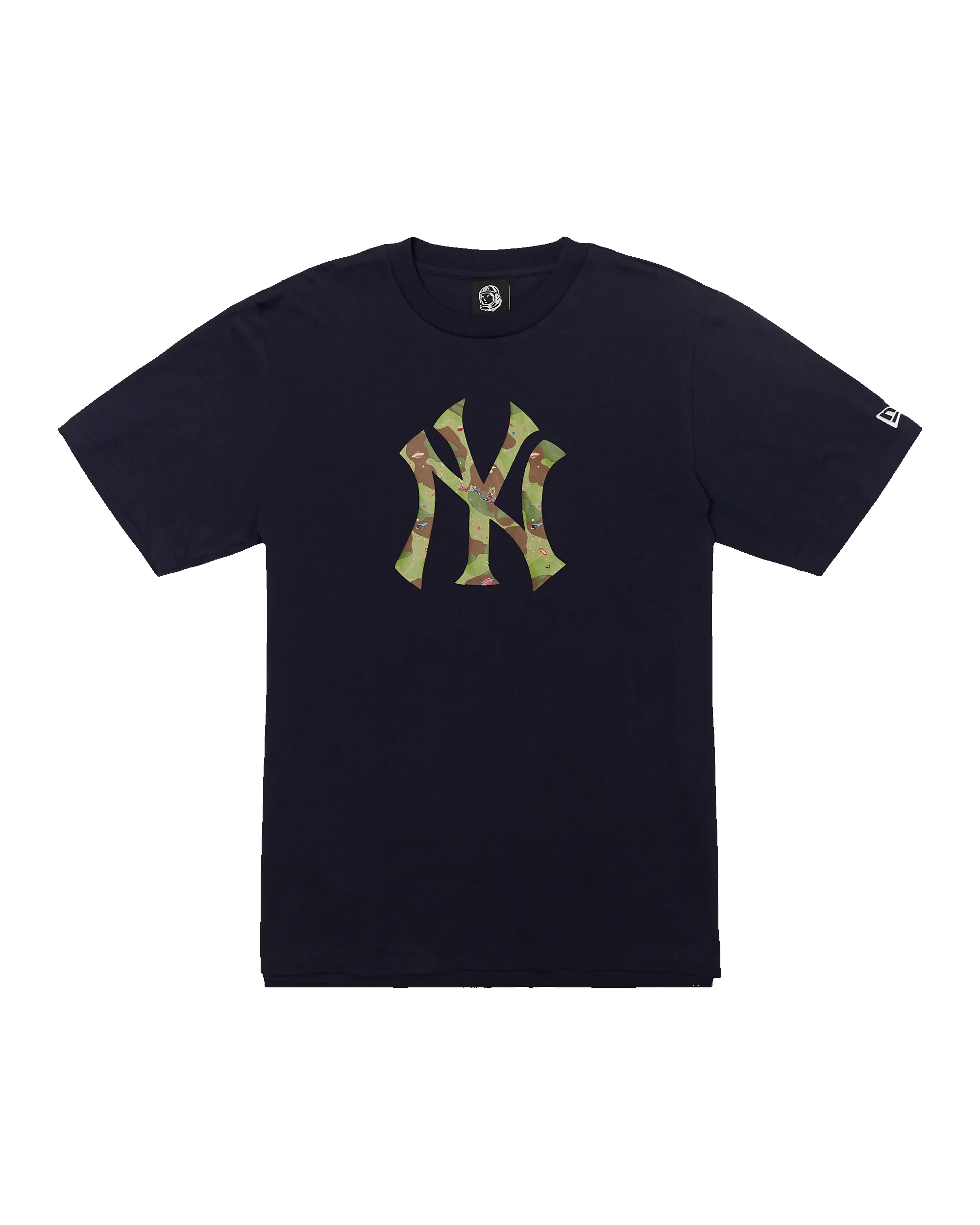 NY Yankees Space Camo Logo Tee sold by Billionaire Boys Club