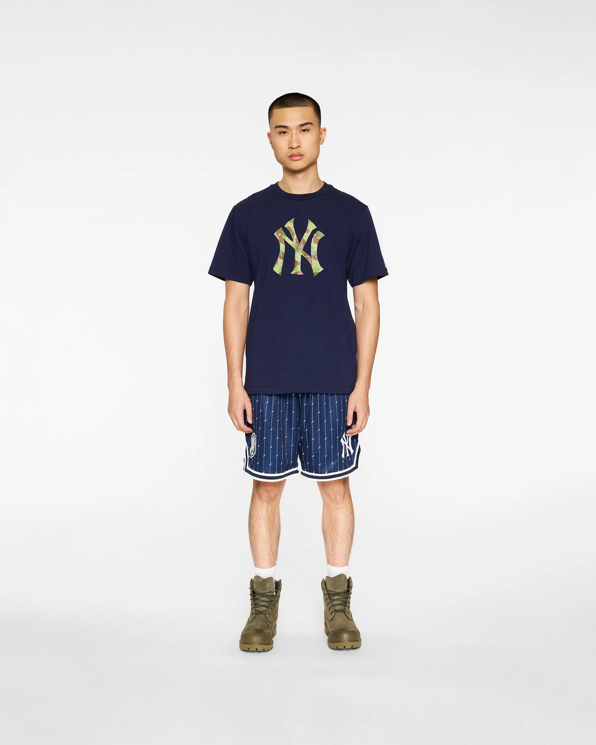 NY Yankees Space Camo Logo Tee sold by Billionaire Boys Club product image thumbnail 3
