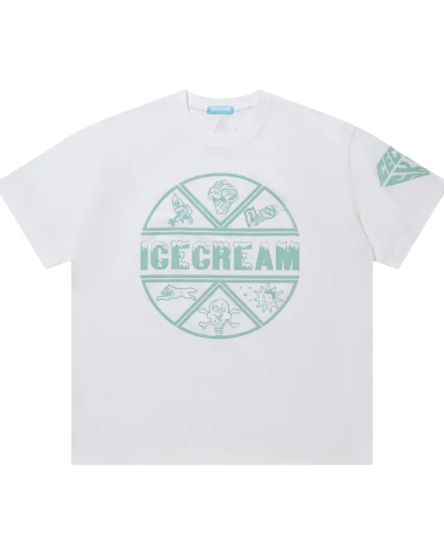 Puff Print Cotton T-shirt Icecream made by Billionaire Boys Club