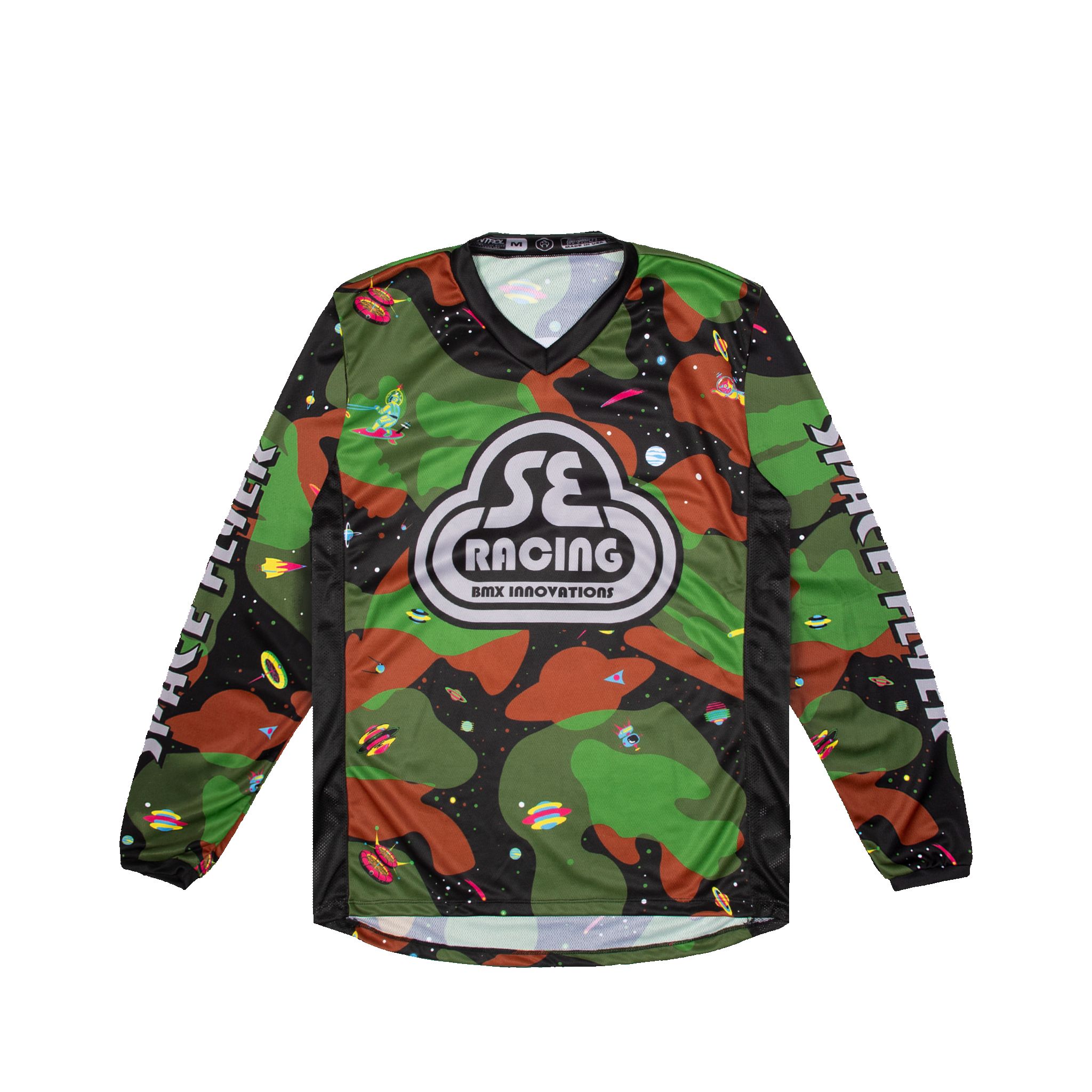 SPACE CAMO LS BMX JERSEY sold by Billionaire Boys Club