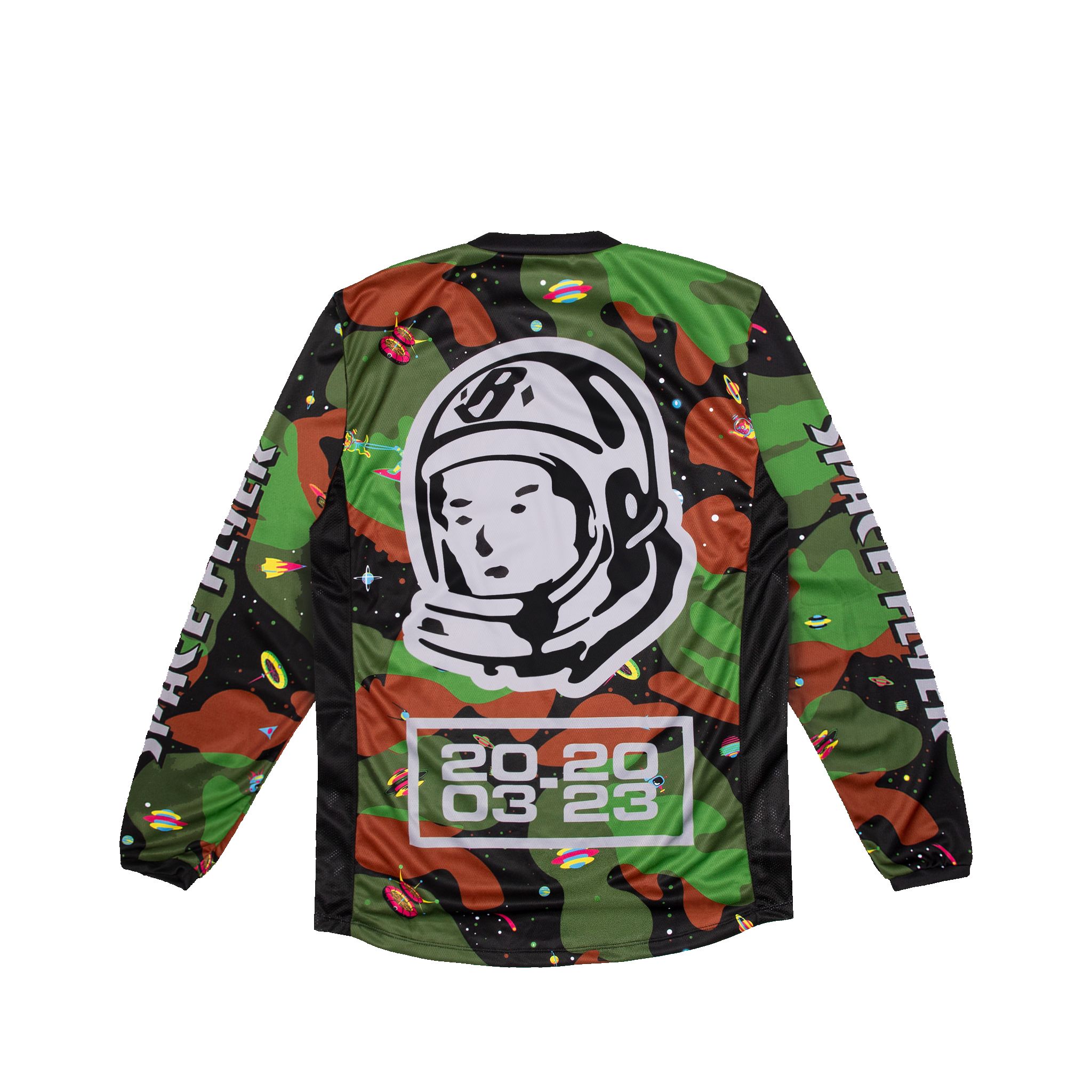 SPACE CAMO LS BMX JERSEY sold by Billionaire Boys Club product image thumbnail 2