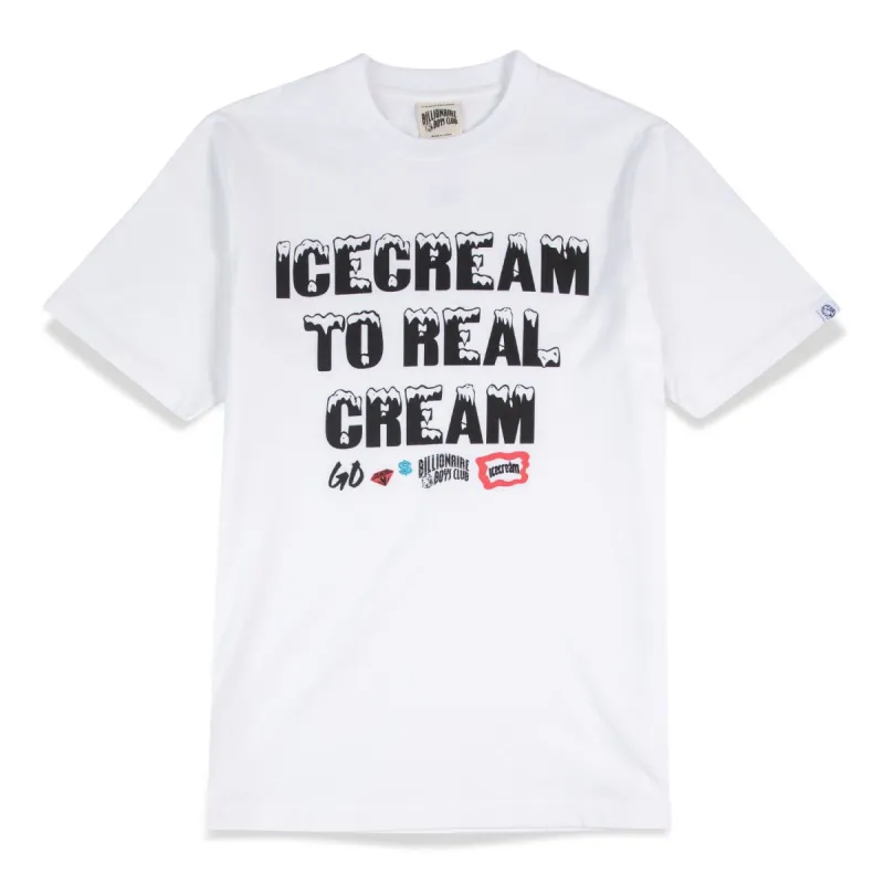 ICECREAM TO REAL CREAM TEE sold by Billionaire Boys Club