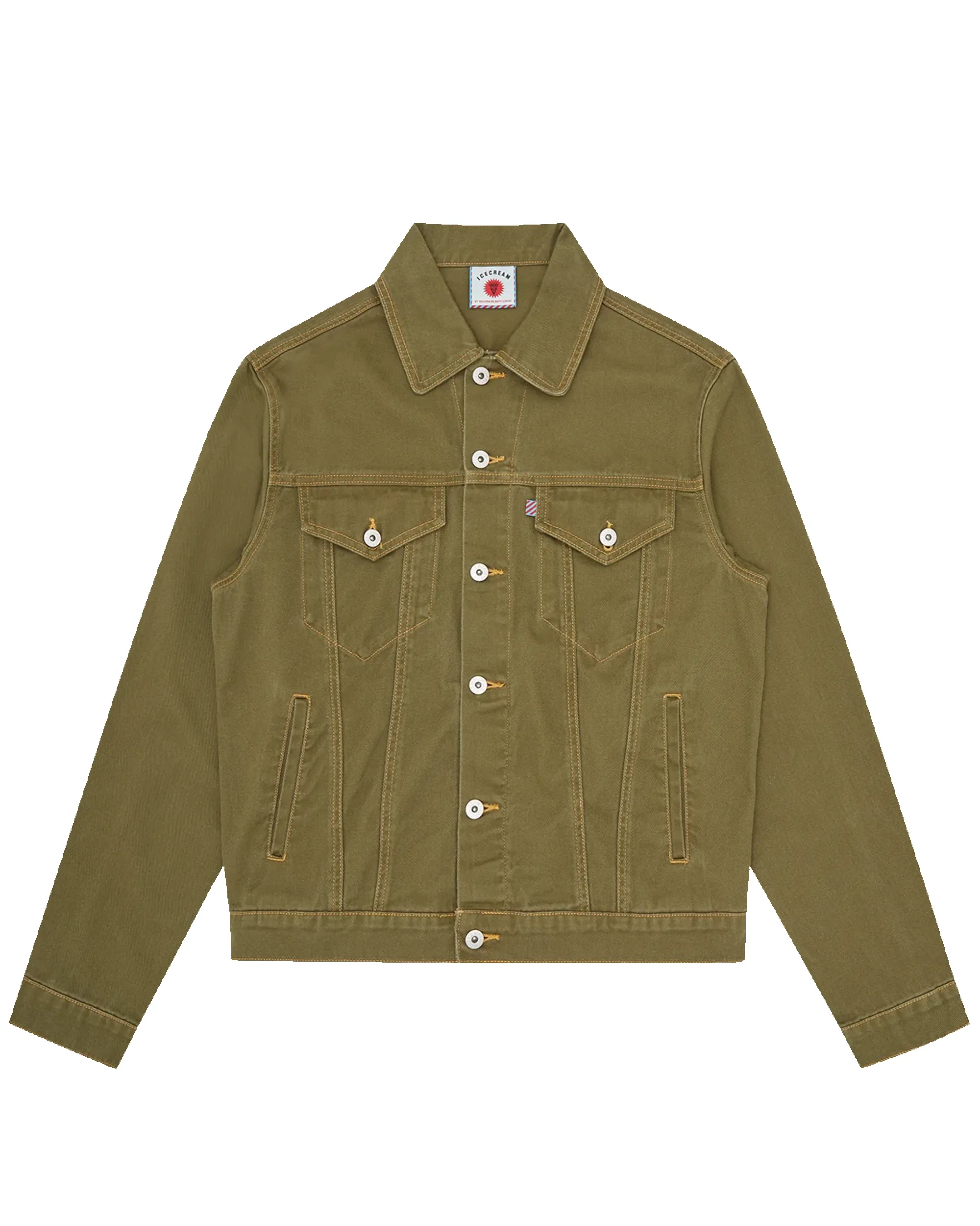 Running Dog Denim Trucker Jacket sold by Billionaire Boys Club