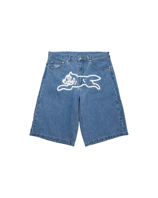 Washed Denim Baggy Shorts sold by Billionaire Boys Club
