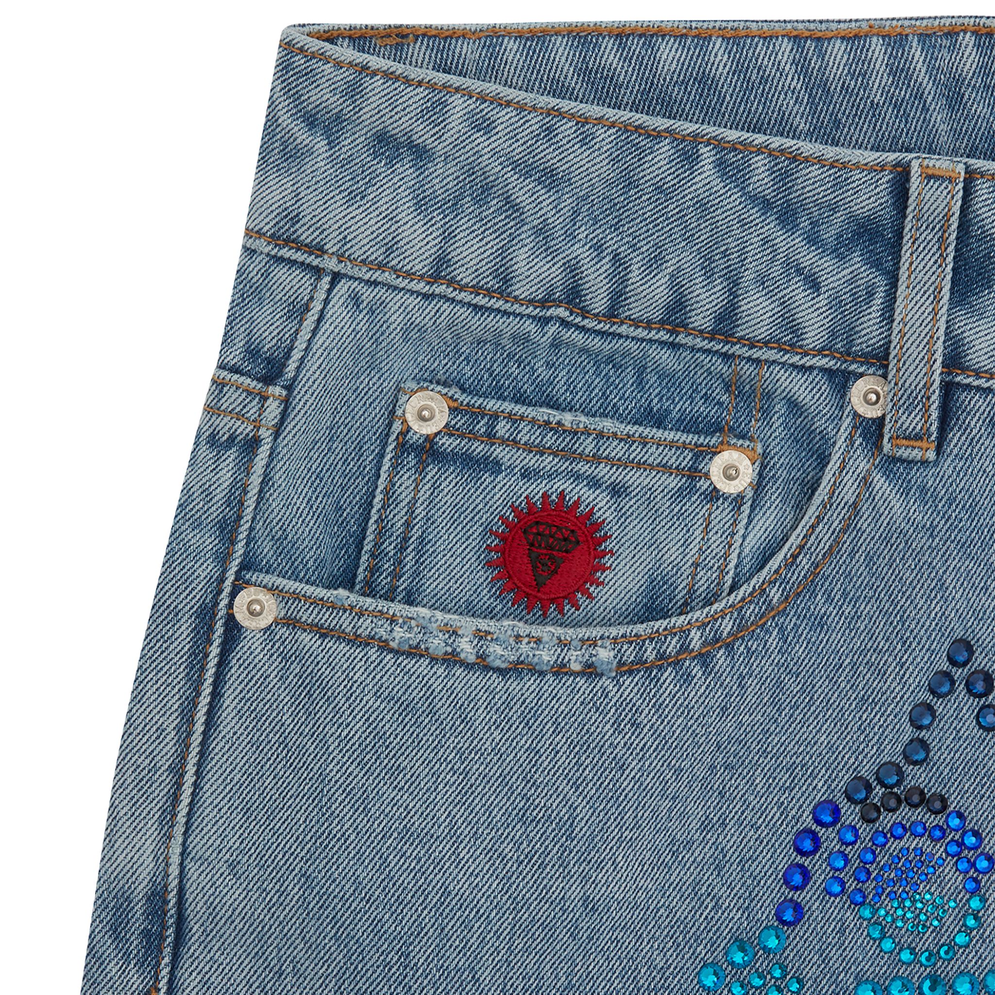 CRYSTAL RUNNING DOG JEANS sold by Billionaire Boys Club product image thumbnail 4