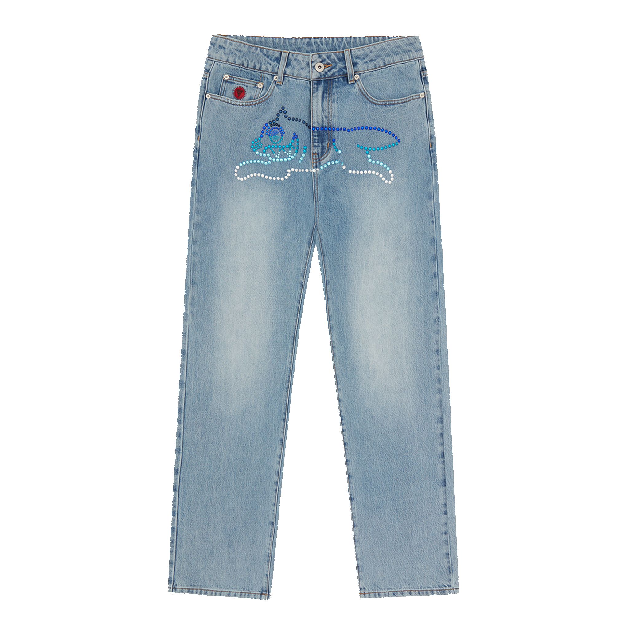 CRYSTAL RUNNING DOG JEANS sold by Billionaire Boys Club