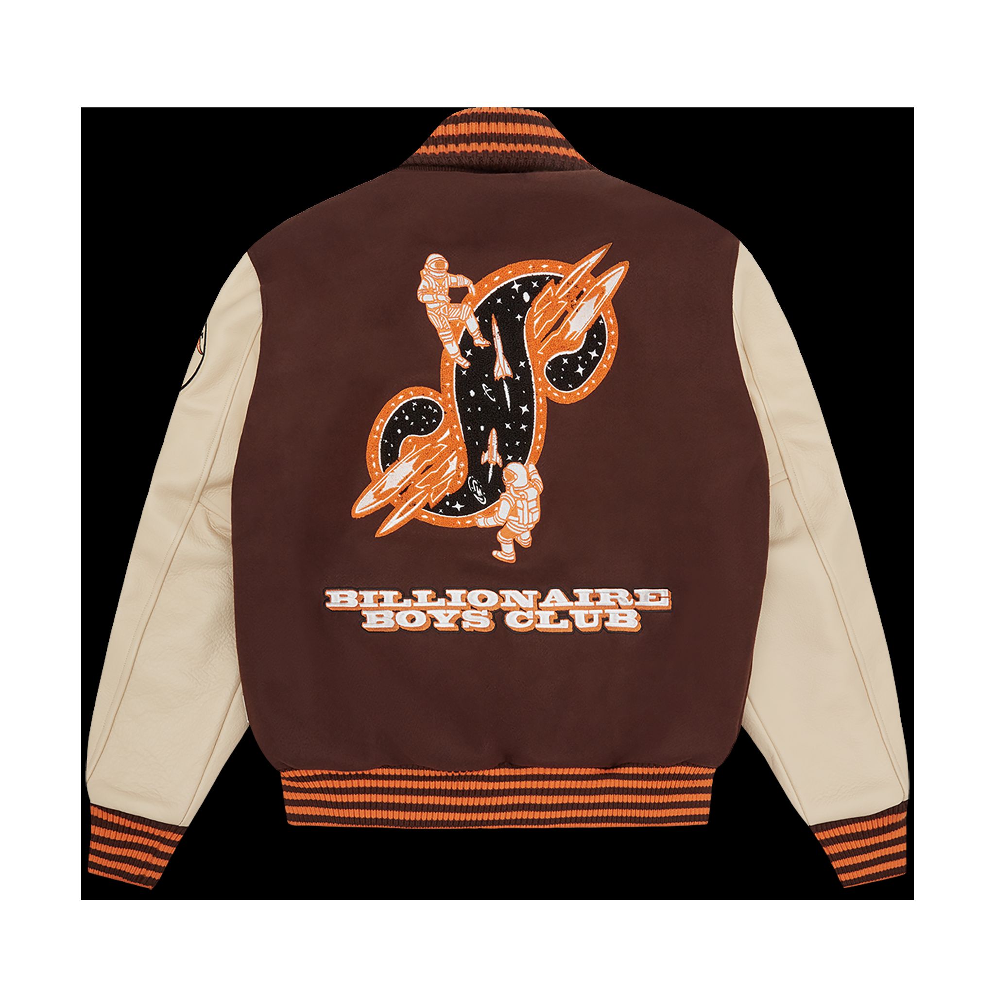 LEATHER SLEEVE GALAXY VARSITY JACKET sold by Billionaire Boys Club product image thumbnail 2