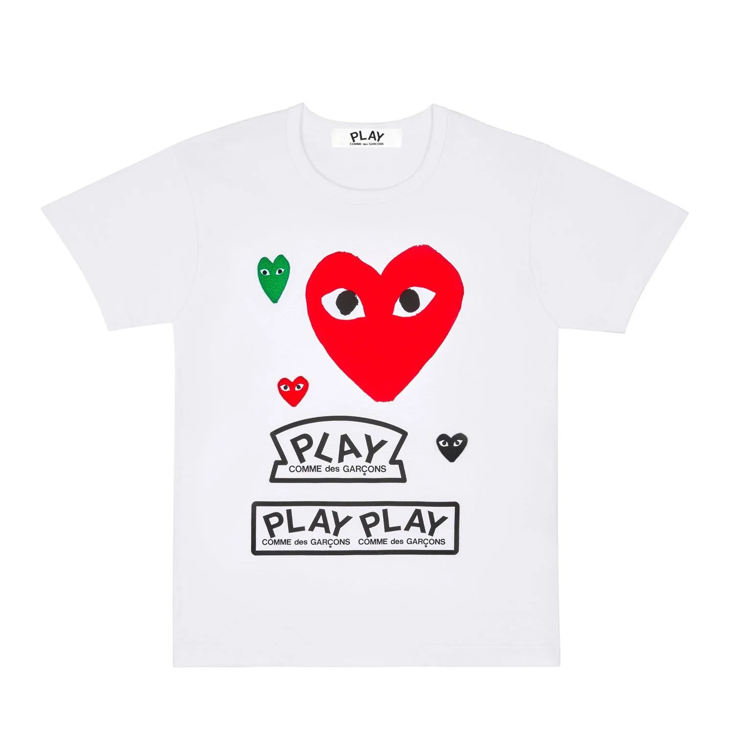 PLAY LOGO WITH RED HEART T-SHIRT sold by Billionaire Boys Club