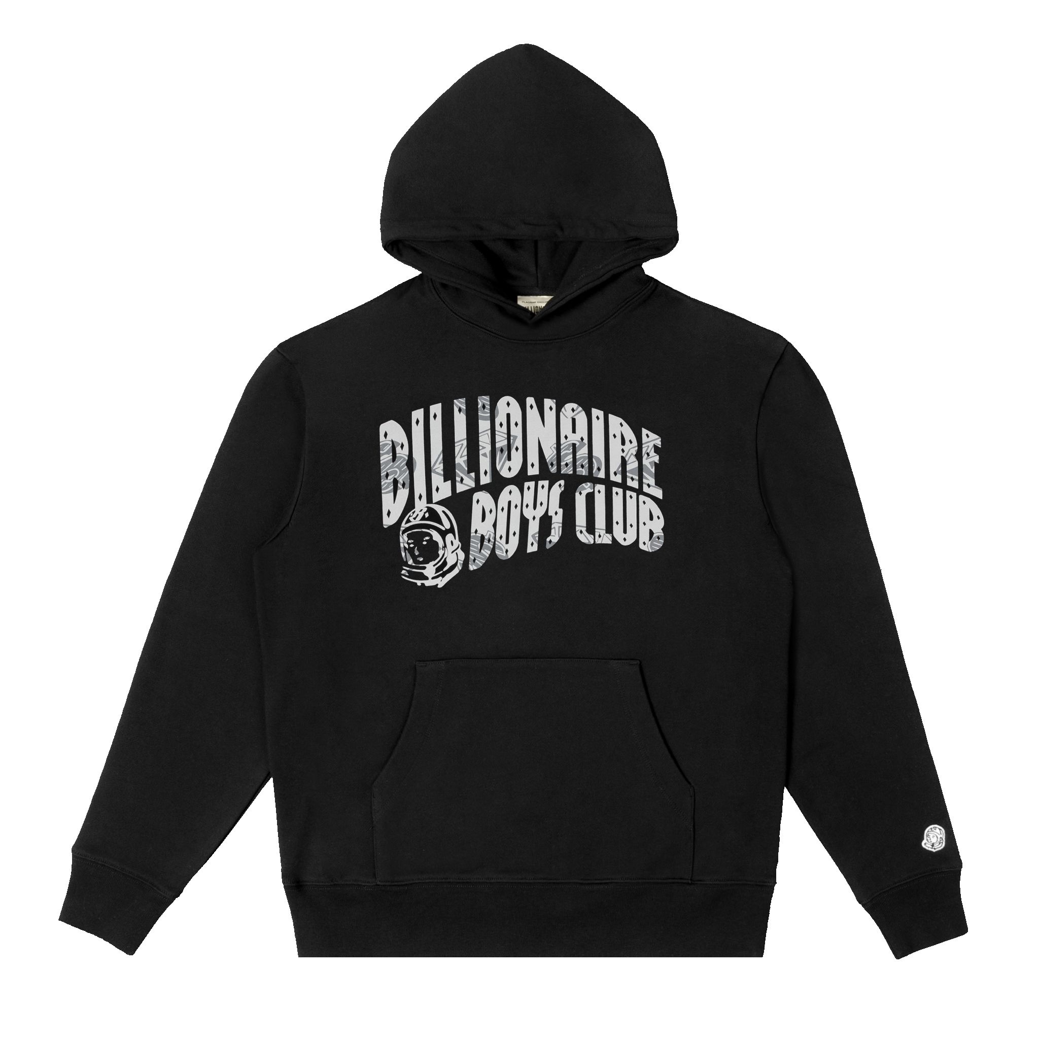 SILVER DIAMONDS & DOLLARS ARCH HOODIE sold by Billionaire Boys Club