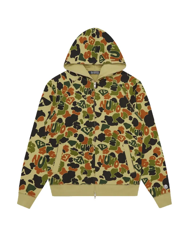 BBC x NUWO Camo Zip Through sold by Billionaire Boys Club