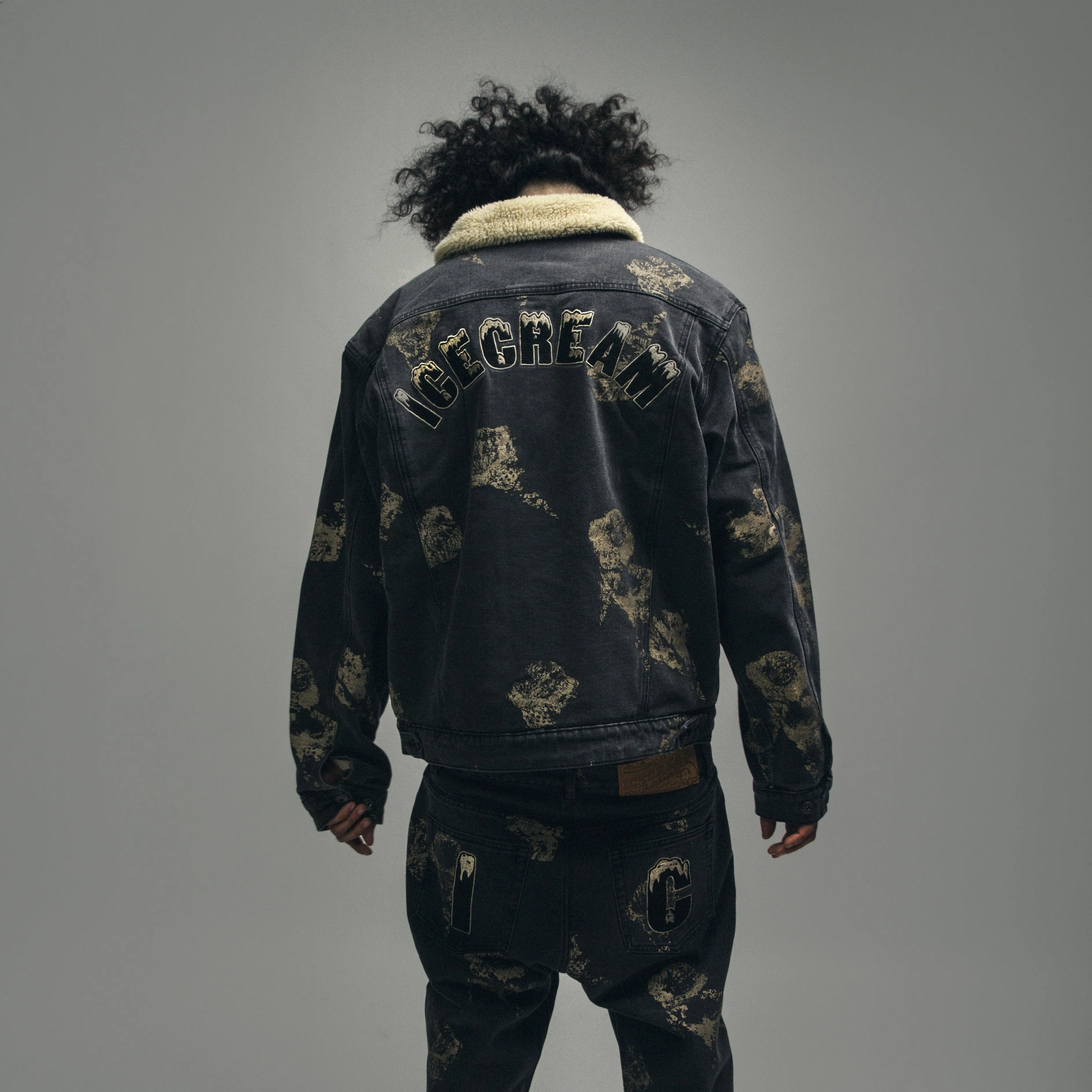 SHERPA COLLAR DENIM JACKET sold by Billionaire Boys Club product image thumbnail 3