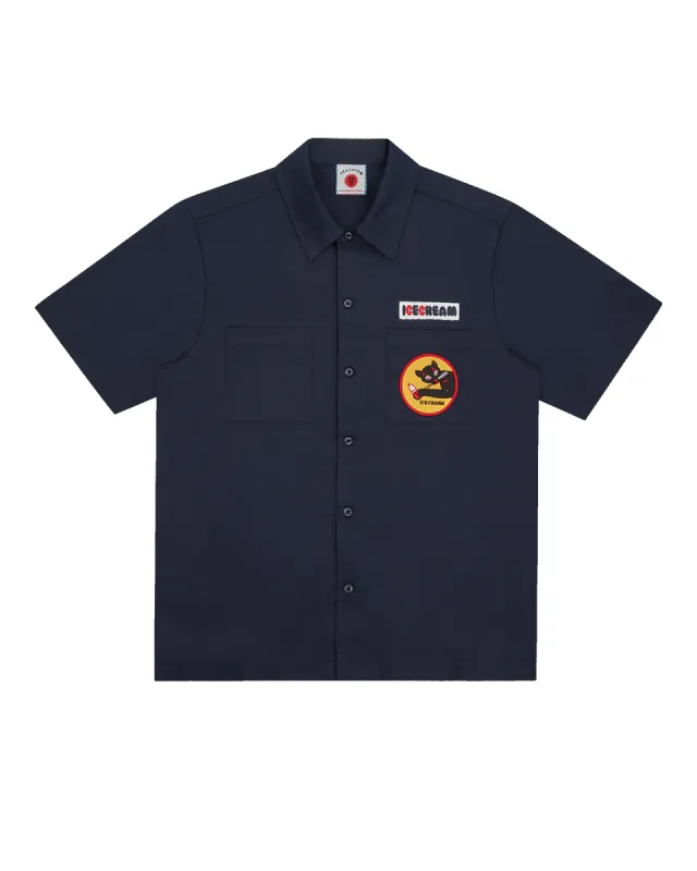 Waitress Camp Collar Shirt sold by Billionaire Boys Club