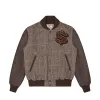 LEATHER SLEEVE VARSITY JACKET sold by Billionaire Boys Club