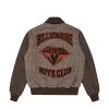 LEATHER SLEEVE VARSITY JACKET sold by Billionaire Boys Club