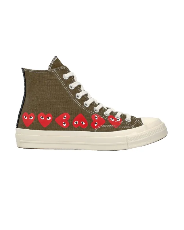 CHUCK TAYLOR ALL STAR MULTI HEART HIGH TOP made by Billionaire Boys Club