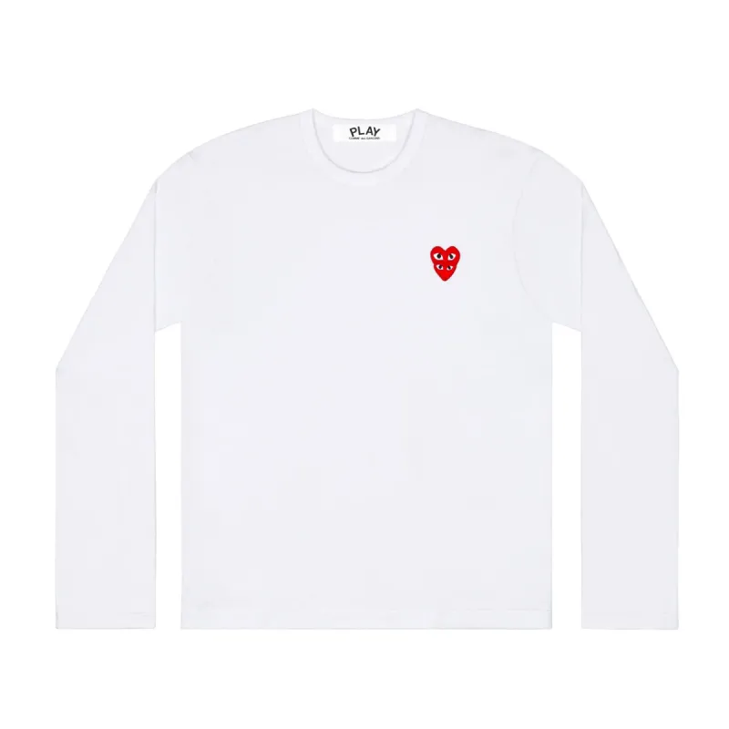 LONG SLEEVE T-SHIRT WITH SMALL DOUBLE HEARTS sold by Billionaire Boys Club