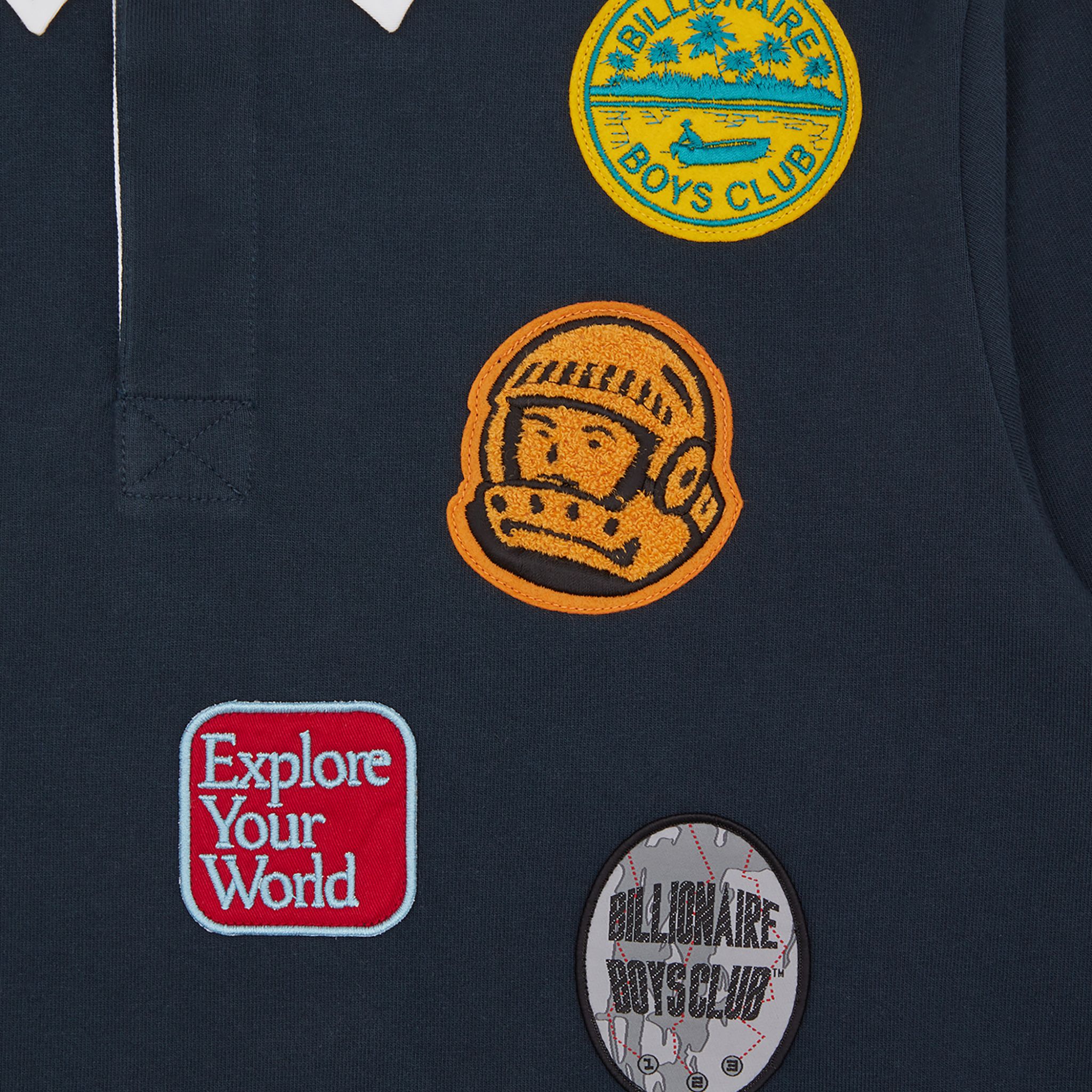 PATCHES RUGBY SHIRT sold by Billionaire Boys Club product image thumbnail 3
