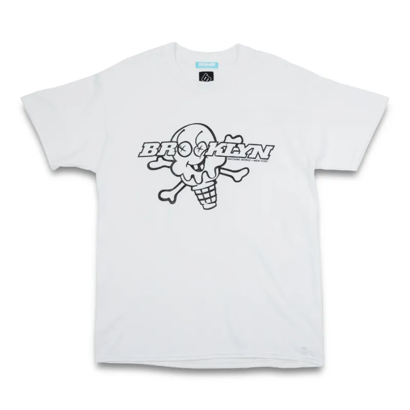 ICECREAM BROOKLYN MACHINE WORKS CONE & BONE T-SHIRT made by Billionaire Boys Club