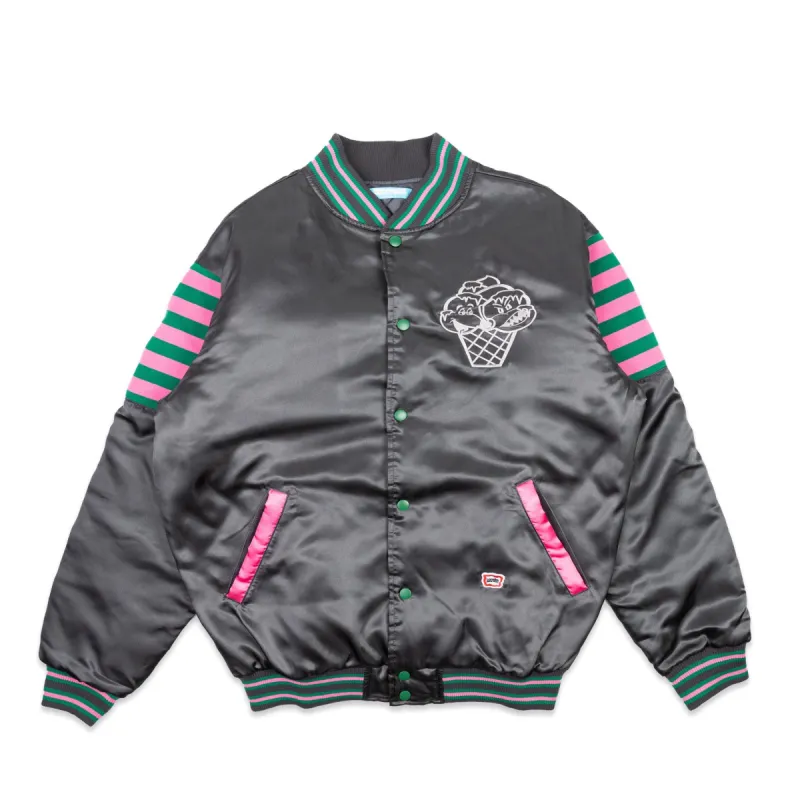 SATIN VARSITY JACKET sold by Billionaire Boys Club