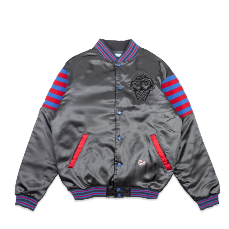 SATIN VARSITY JACKET sold by Billionaire Boys Club