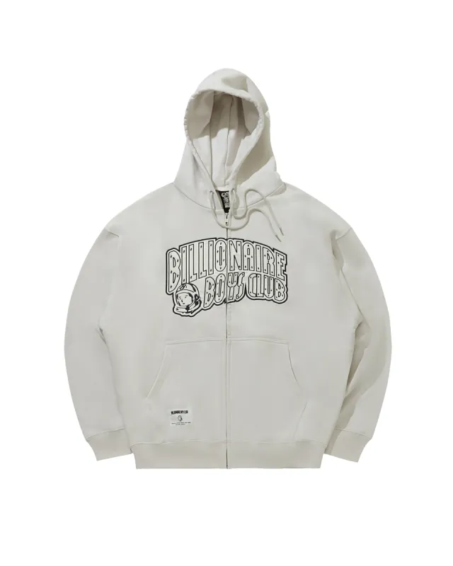 Applique Logo Zip Up Hoodie Arch Logo sold by Billionaire Boys Club