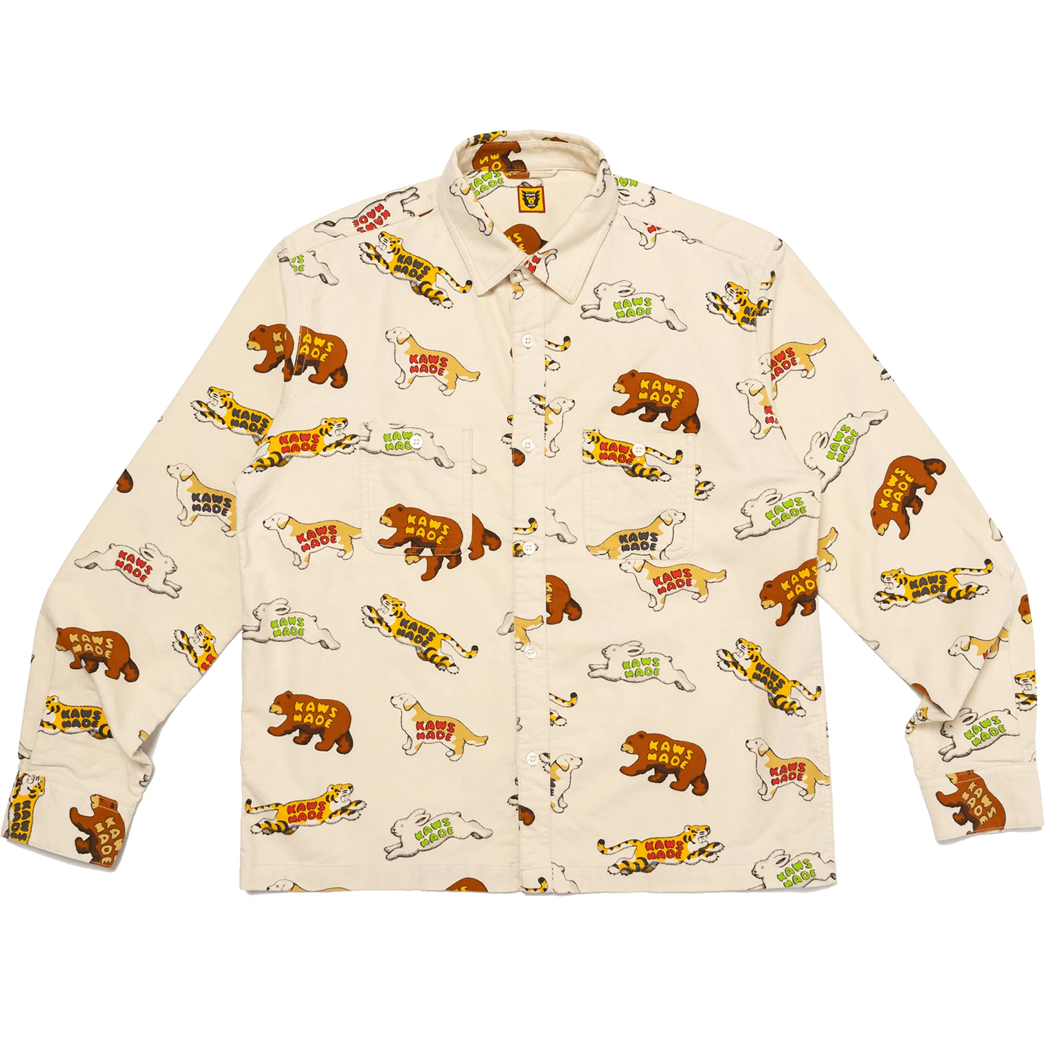 KAWS MADE ANIMAL PATTERNED SHIRT sold by Billionaire Boys Club