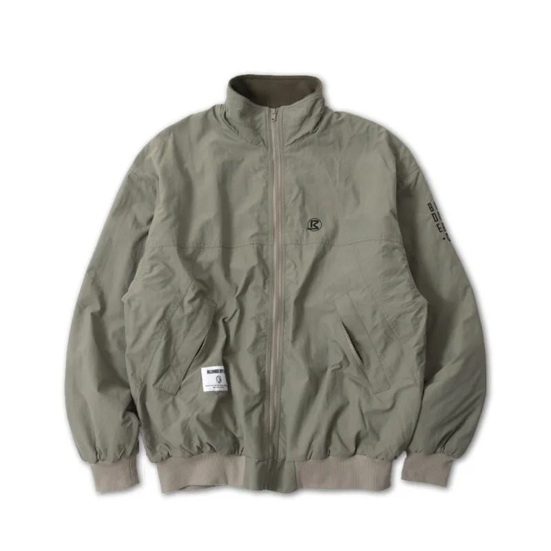 EMBROIDERED LOGO FLEECE LINED NYLON JACKET sold by Billionaire Boys Club