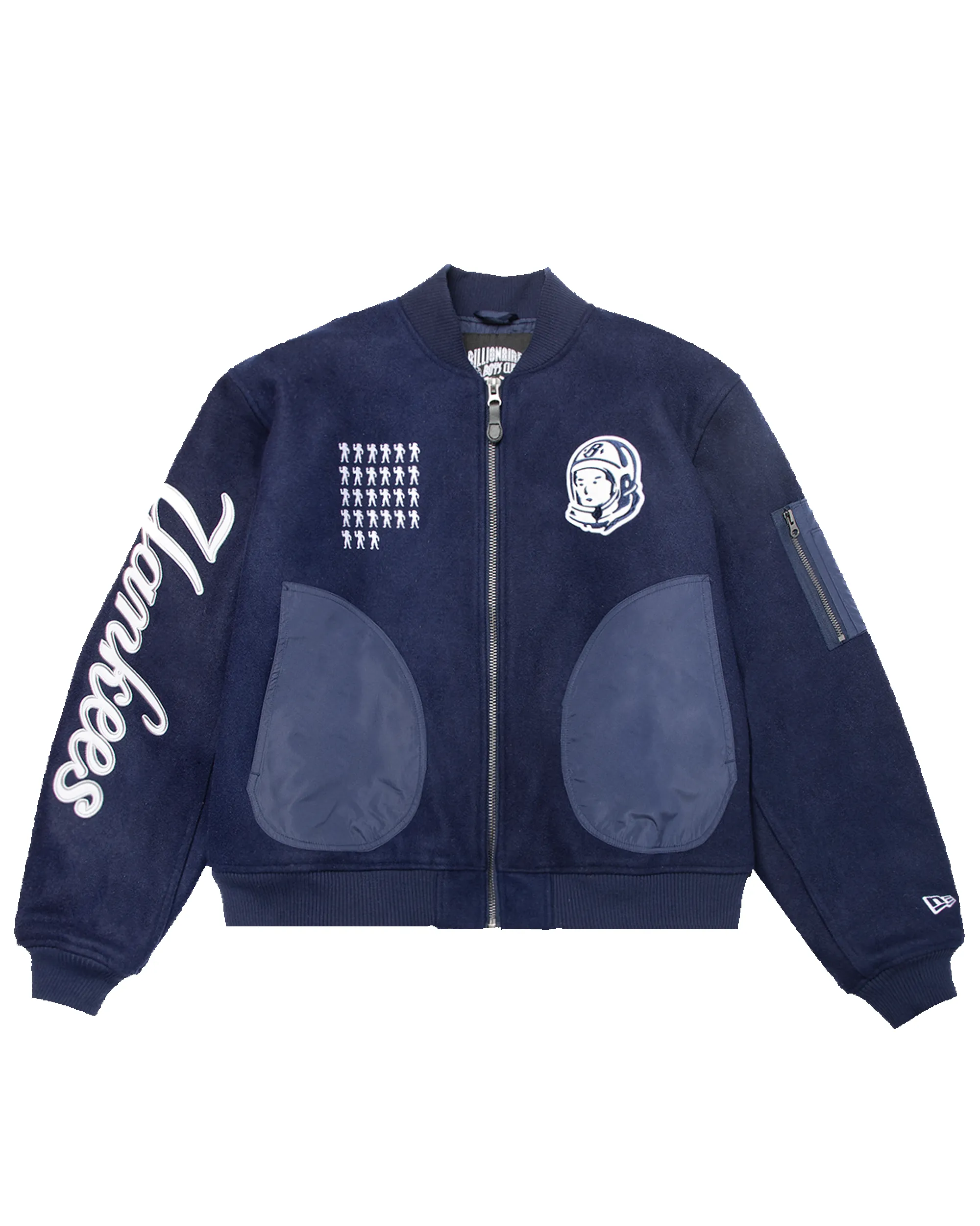NY Yankees Heart & Mind Wool Bomber sold by Billionaire Boys Club