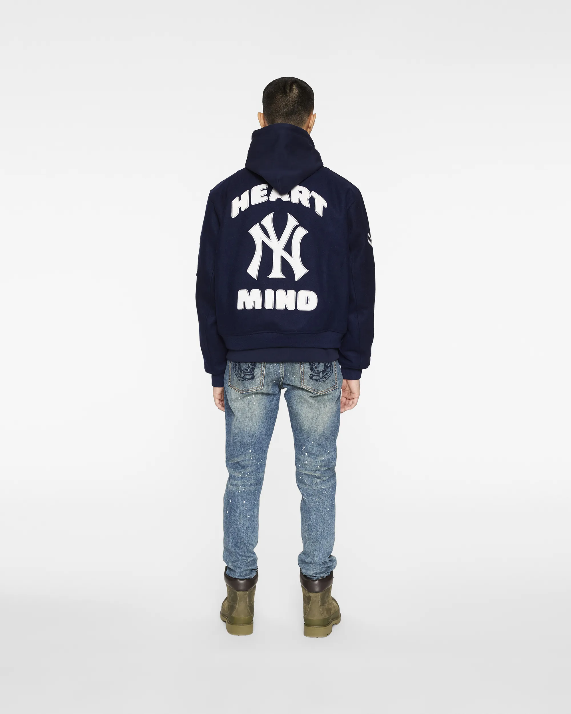 NY Yankees Heart & Mind Wool Bomber sold by Billionaire Boys Club product image thumbnail 4