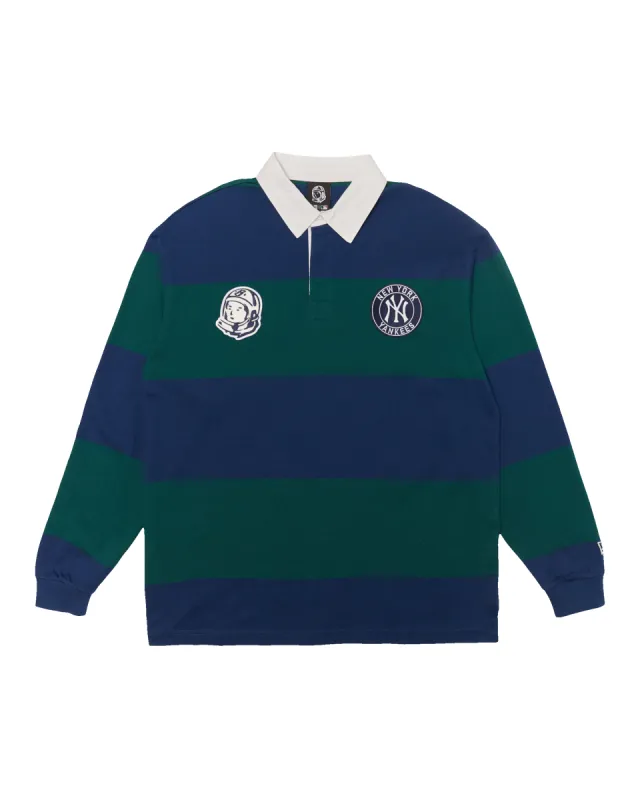 NY Yankees Heart & Mind Striped Rugby made by Billionaire Boys Club