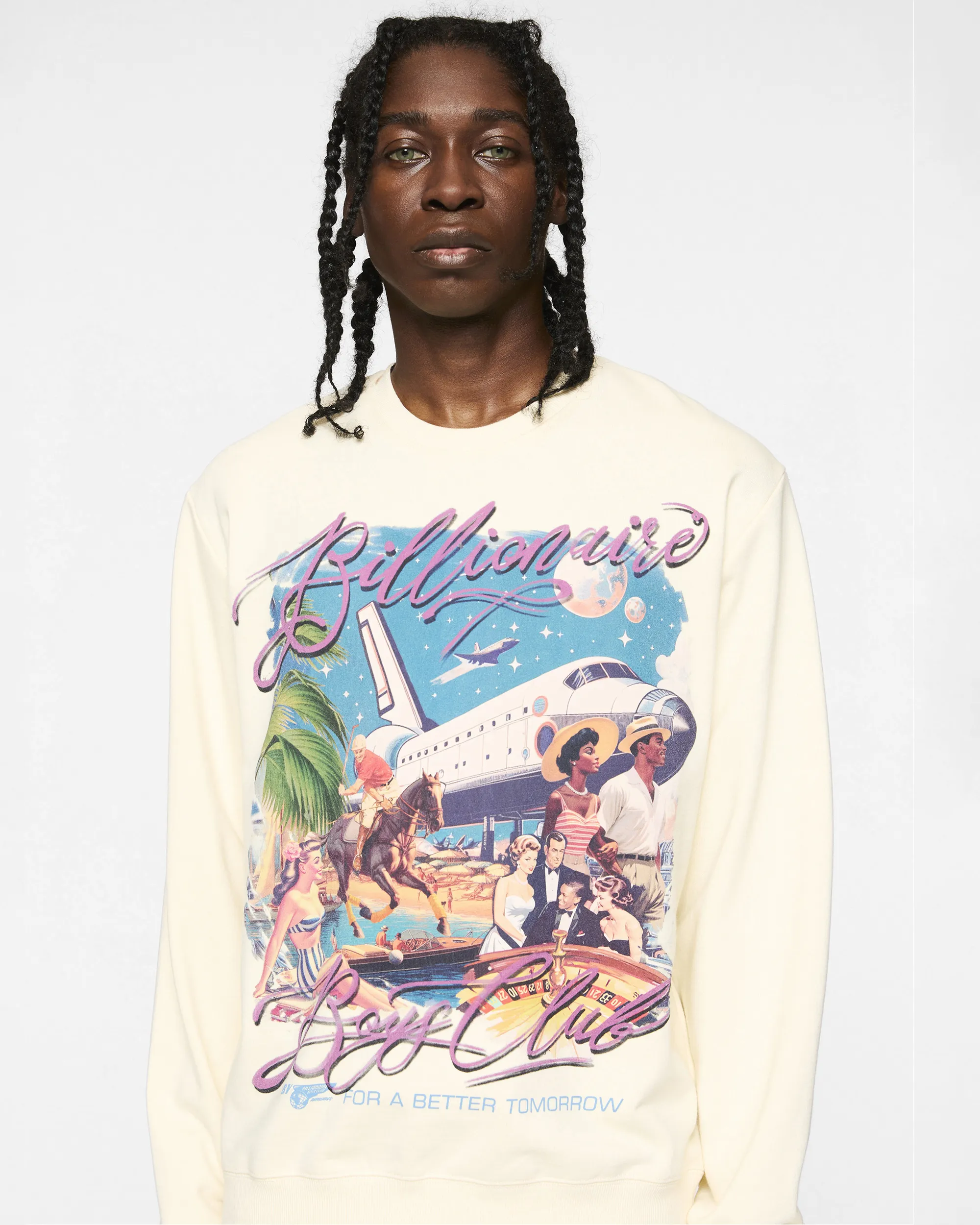 Better Tomorrow Crewneck Sweatshirt sold by Billionaire Boys Club product image thumbnail 5