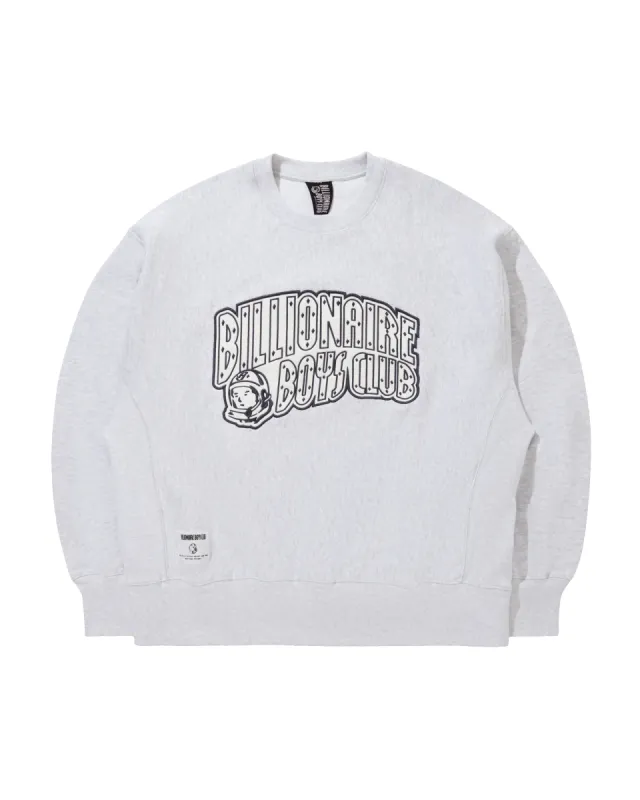 Applique Logo Sweatshirt Arch Logo made by Billionaire Boys Club