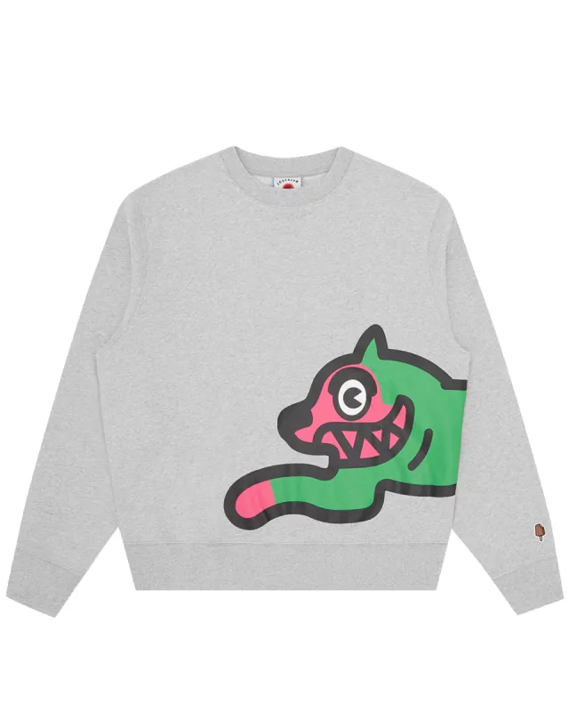 Jumbo Running Dog Crewneck made by Billionaire Boys Club