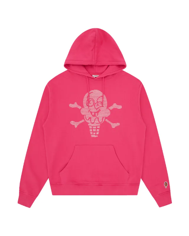 Rhinestone Cones & Bones Popover Hood made by Billionaire Boys Club