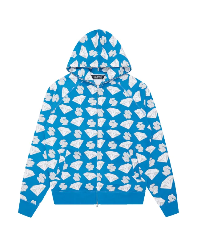 Diamonds & Dollars Zip-Through Hood sold by Billionaire Boys Club