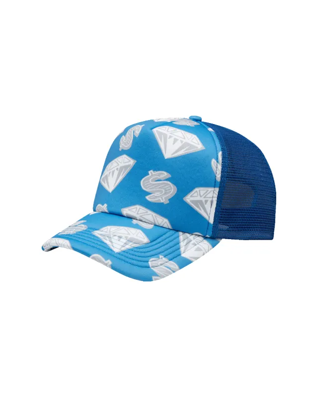 Diamonds & Dollars Trucker Cap made by Billionaire Boys Club