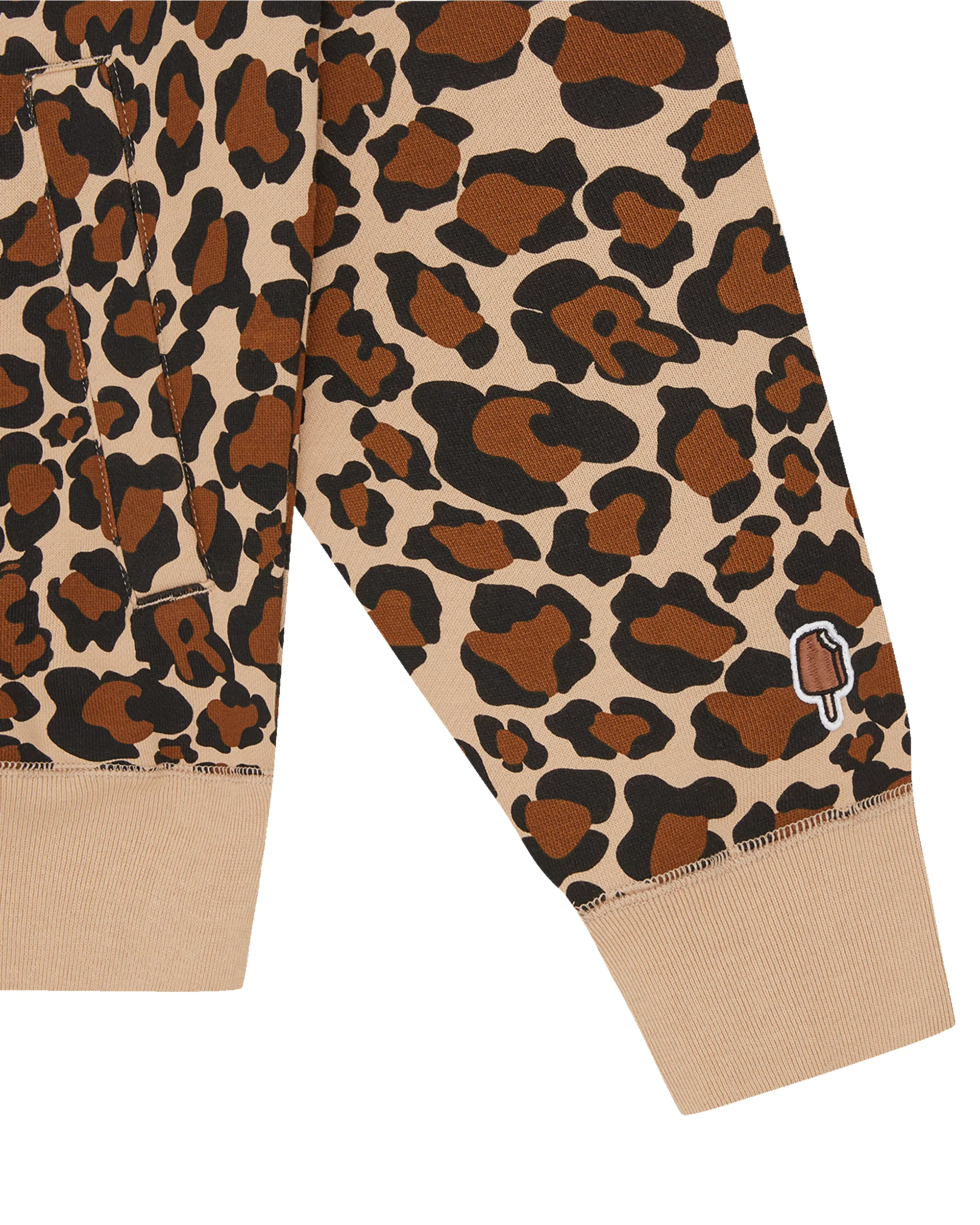 Leopard Print Zip Through Hood sold by Billionaire Boys Club product image thumbnail 3