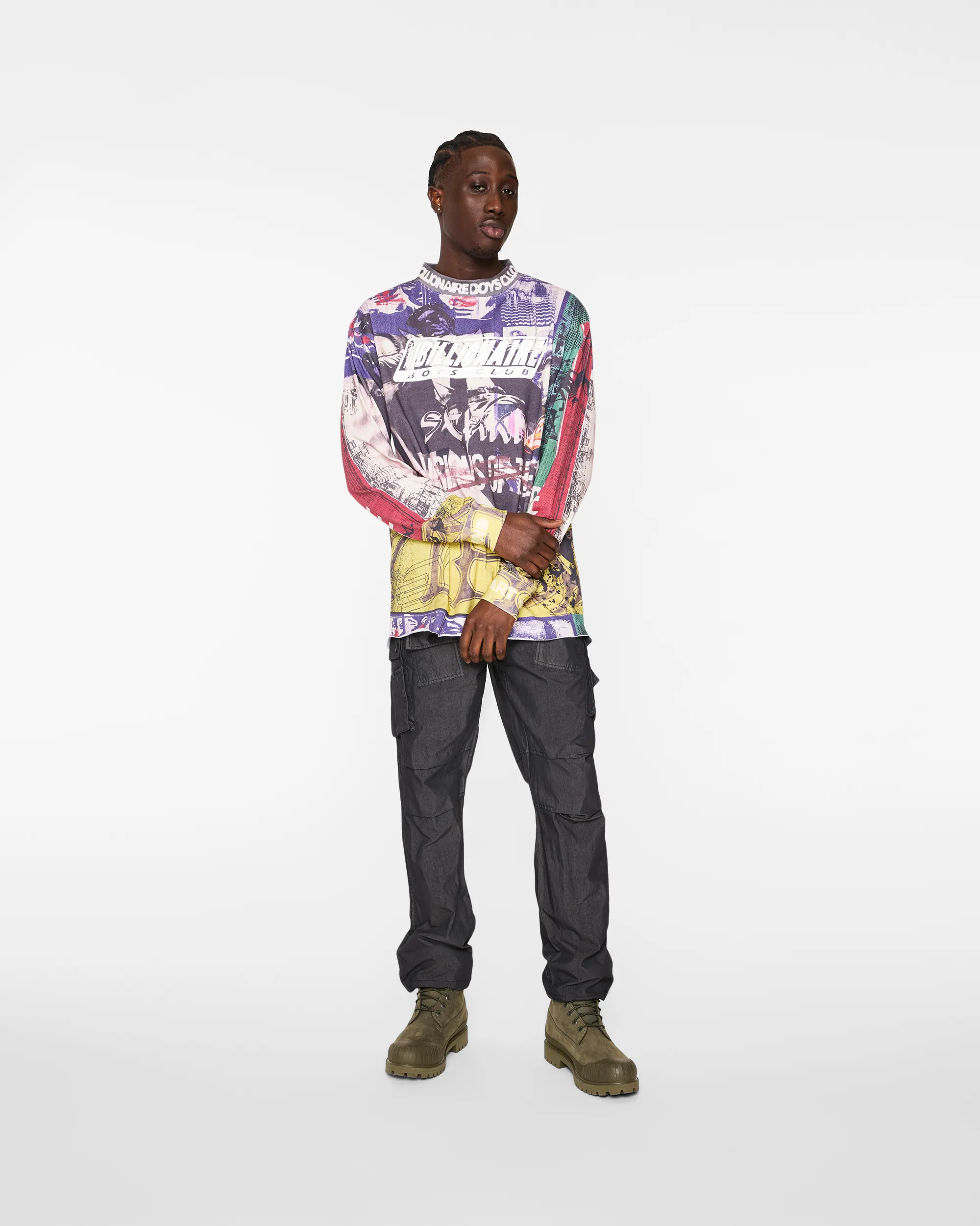 Motto Jersey Long-Sleeve Tee sold by Billionaire Boys Club product image thumbnail 3