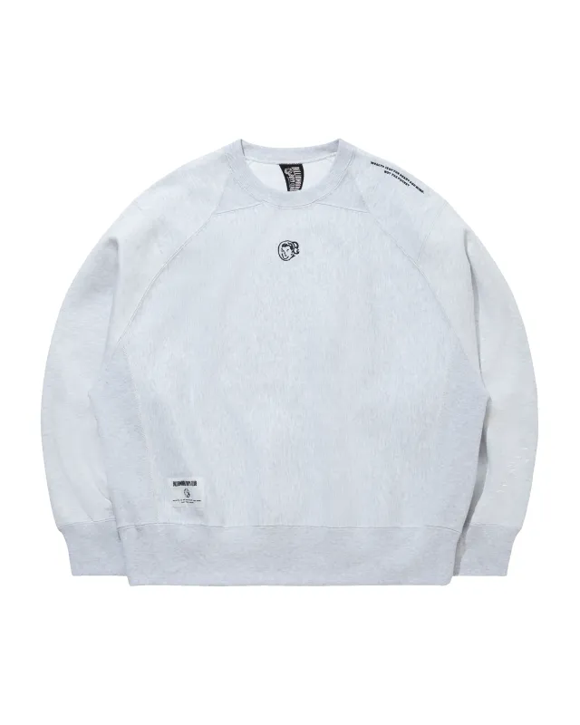 Embroidered Logo Gusset Cotton Sweatshirt sold by Billionaire Boys Club