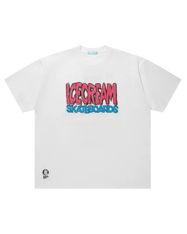 ICECREAM x Garfield Cotton T-Shirt Skateboards sold by Billionaire Boys Club