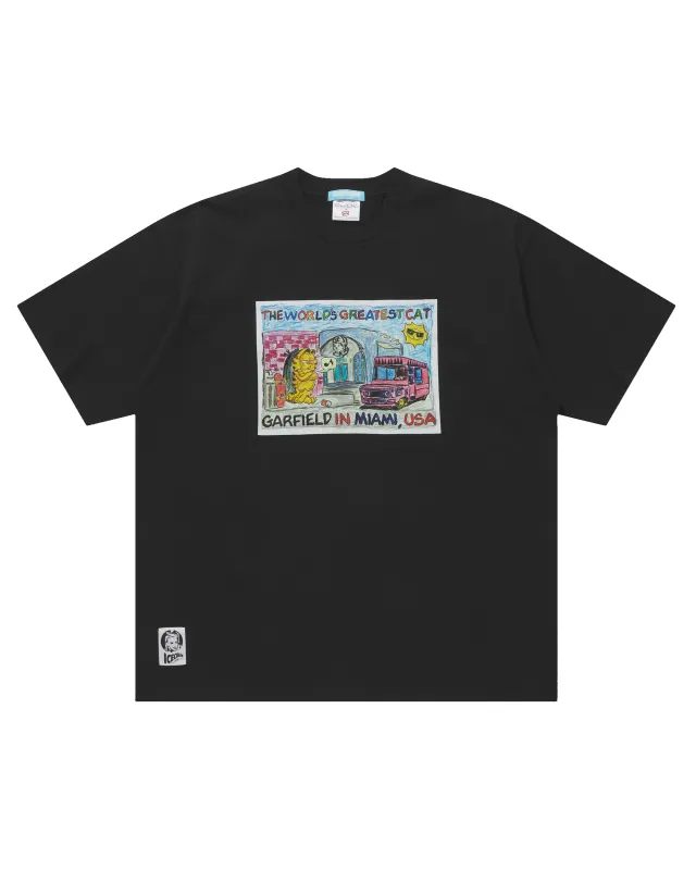ICECREAM x Garfield Cotton T-Shirt Miami sold by Billionaire Boys Club