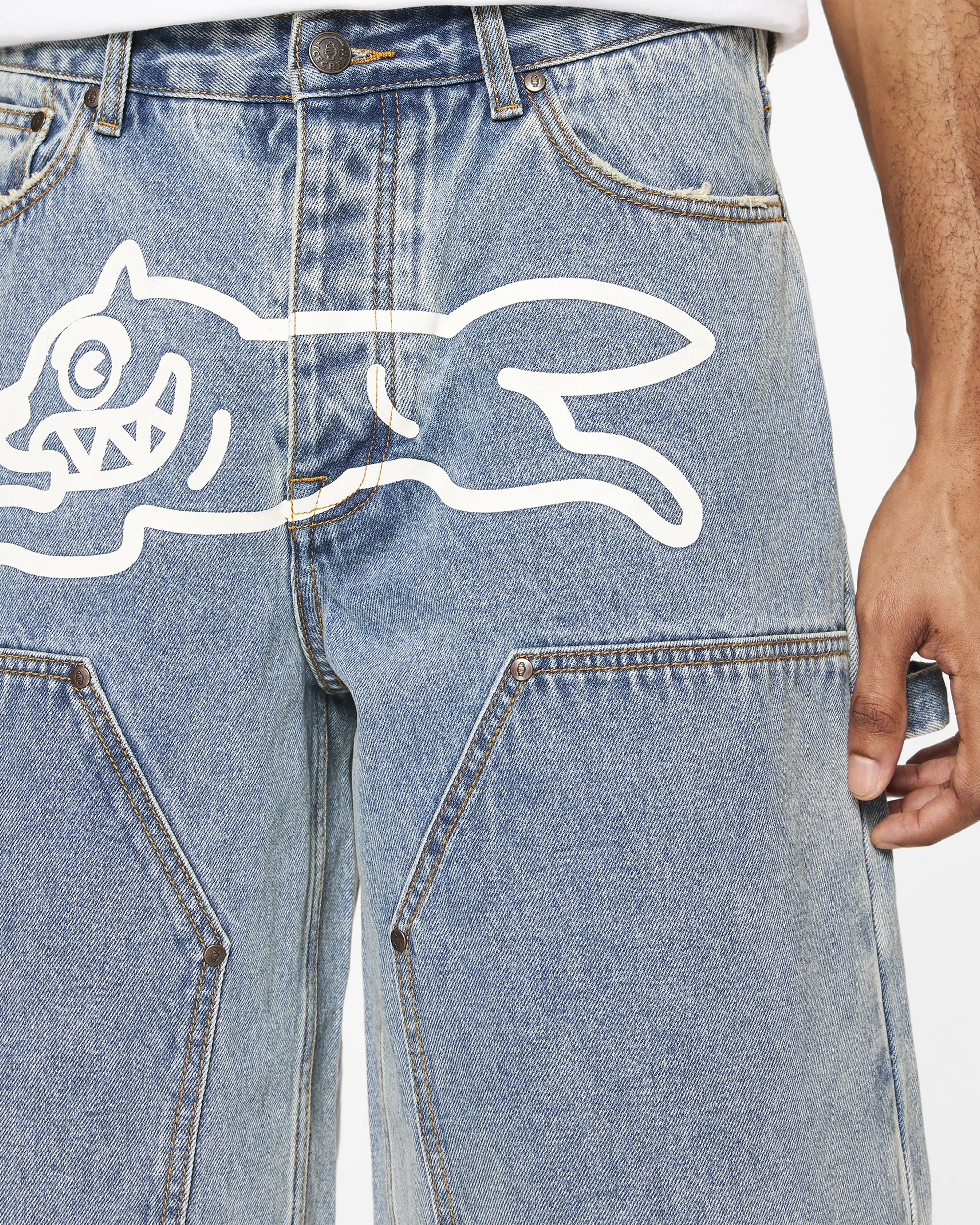 Double Scoop Jean Shorts sold by Billionaire Boys Club product image thumbnail 5
