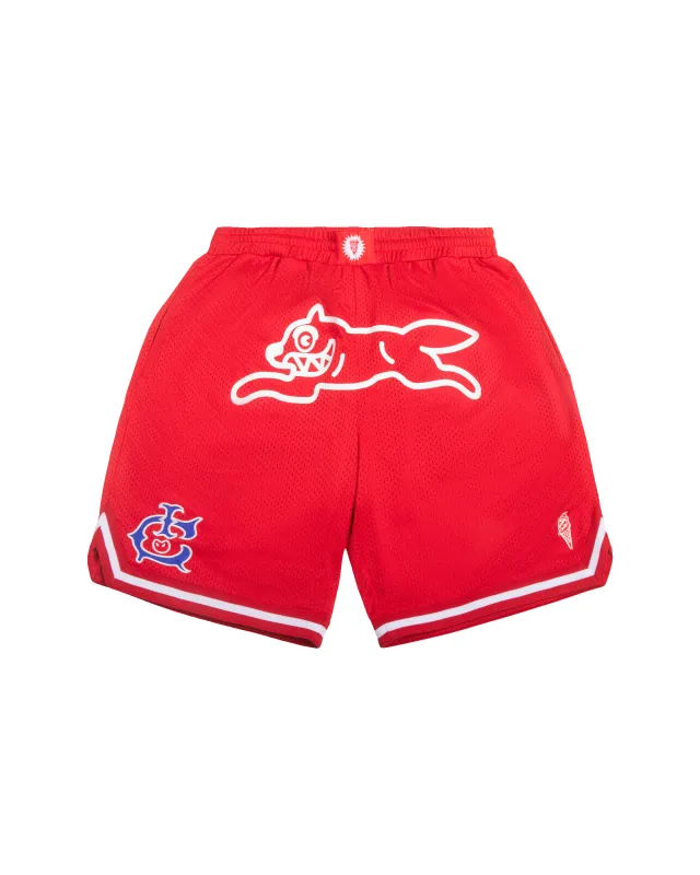 Team IC Running Dog Basketball Shorts made by Billionaire Boys Club