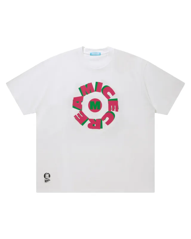 Icecream x Sarcastic Cotton T-Shirt Circle sold by Billionaire Boys Club