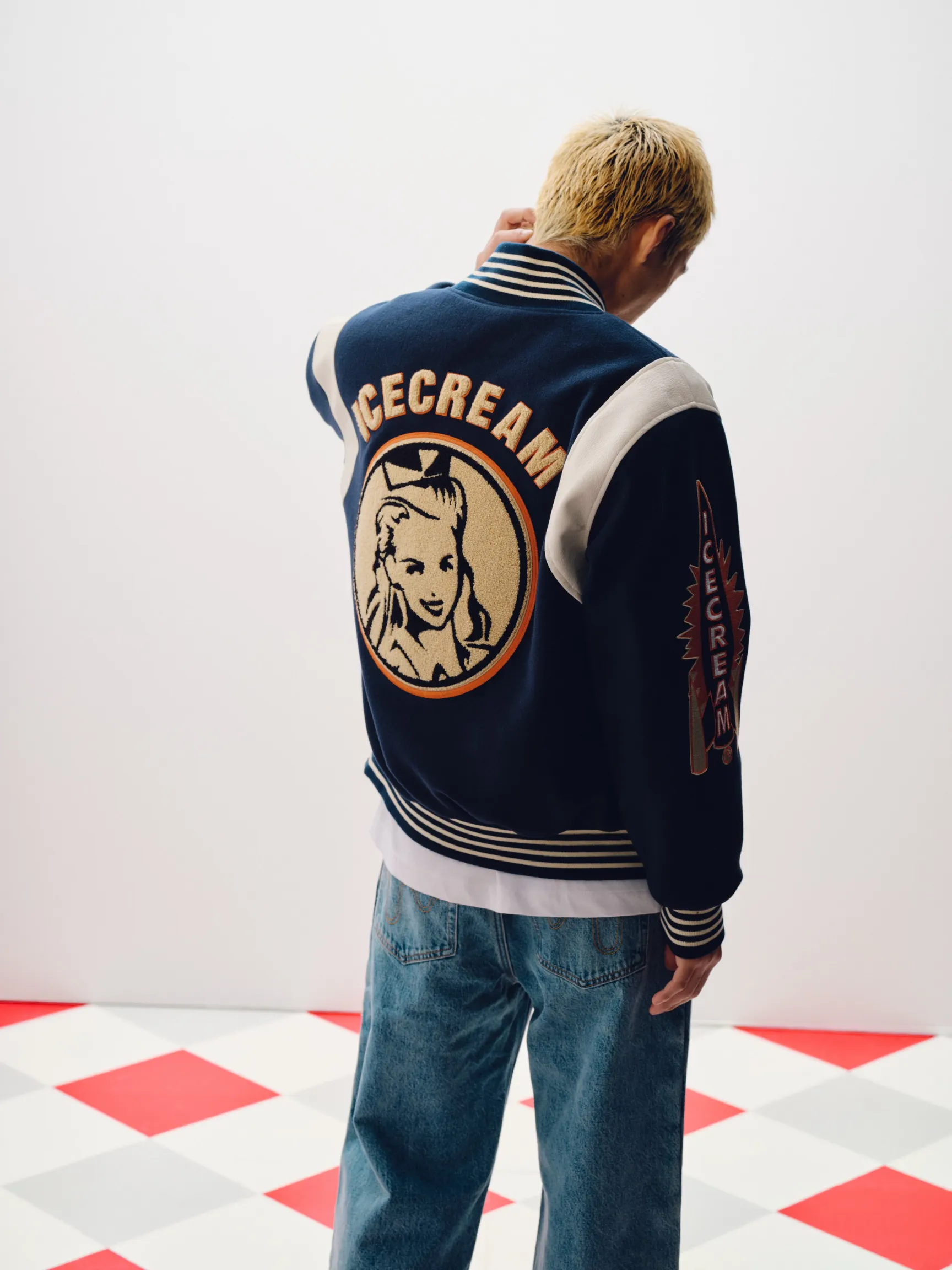 Collegiate Patch Varsity Jacket sold by Billionaire Boys Club product image thumbnail 3