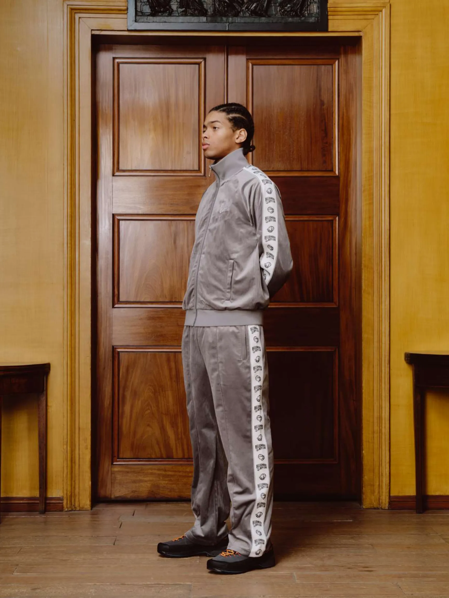 Small Arch Logo Taped Velour Track Pants sold by Billionaire Boys Club product image thumbnail 2